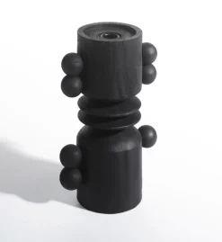 casaNOVA Kerzenhalter 25 cm Schwarz