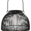 casaNOVA Laterne 18,75 cm schwarz
