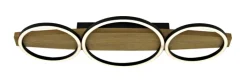 casaNOVA LED Deckenlampe TONDO 70 cm Holz /schwarz