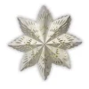 casaNOVA Lichtobjekt Papieranhänger SCHNEEFLOCKE mit Beleuchtung 48,3 cm