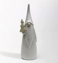 casaNOVA Weihnachten Dekofigur Weihnachtsmann 32 cm weiß /beige