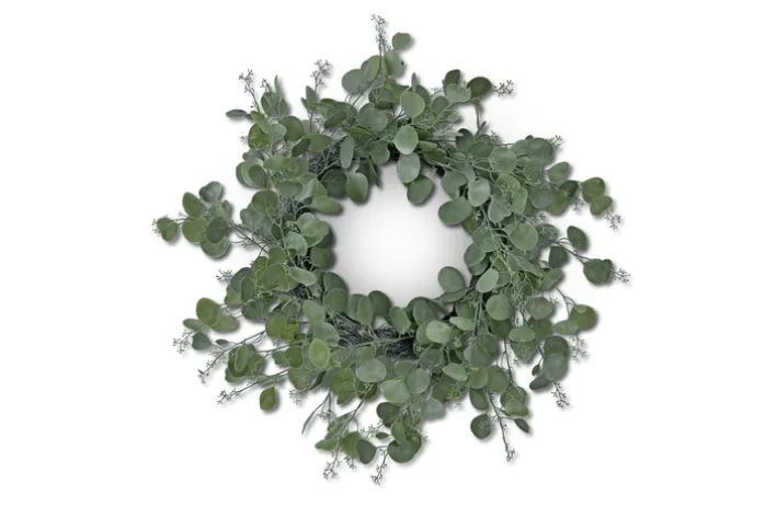 casaNova Weihnachten Deko-Objekt Deko-Eukalyptuskranz 15 cm Grün