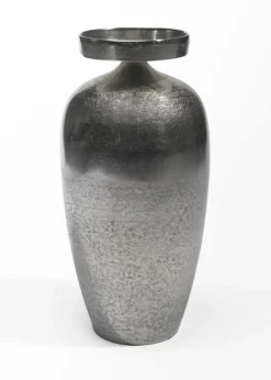 casaNOVA Weihnachten Kerzenständer bauchig 38 cm alufarbig