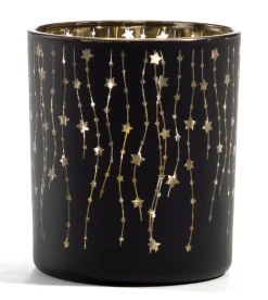 casaNova Weihnachten Teelichthalter 8 cm Goldfarben