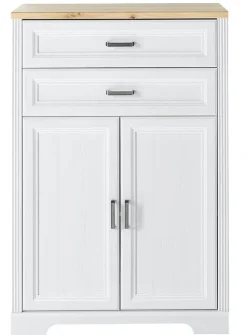CASAVANTI Aktenschrank JASMIN mit 2 Schubkästen Pinie hell/ Artisan Eiche