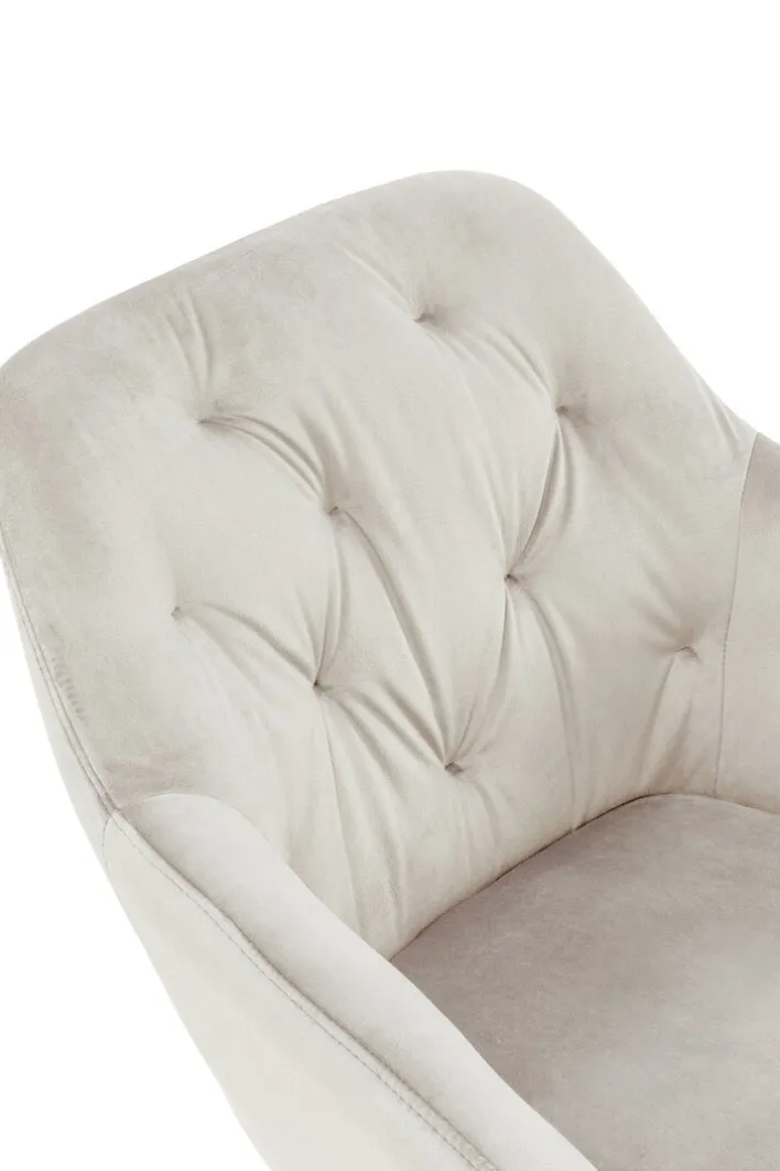 CASAVANTI Armlehnstuhl Samt creme