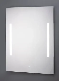 CASAVANTI Badspiegel beleuchtet mit LED 60 x 80 x 2,5 cm Spiegelglas