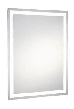 CASAVANTI Badspiegel beleuchtet 50 x 70 cm Spiegelglas