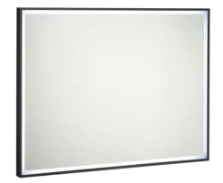 CASAVANTI Badspiegel FLORA 90 x 70 cm schwarz