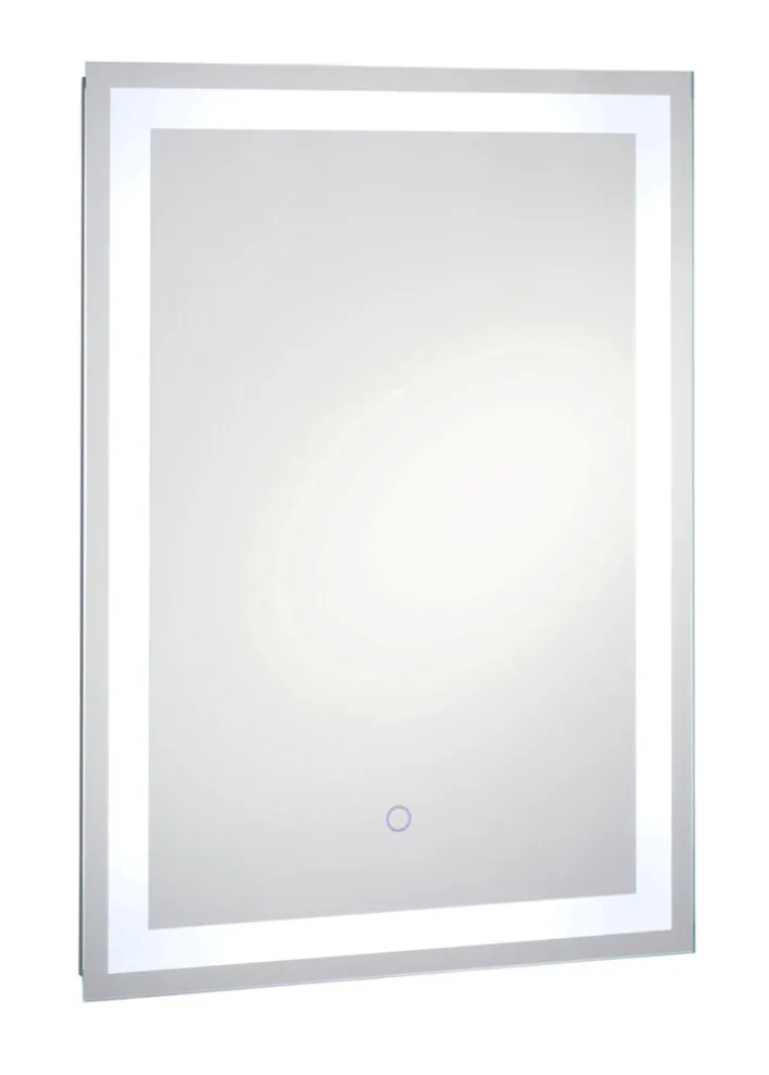 CASAVANTI Badspiegel 50 x 70 cm Spiegelglas/LED