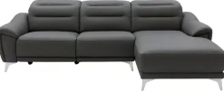 CASAVANTI Ecksofa ASTI dunkelgrau