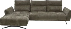 CASAVANTI Ecksofa GIOVANNI olivgrün