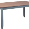 CASAVANTI Esstisch NICLAS 1.1 160x90x75 cm Massivholz grau/braun
