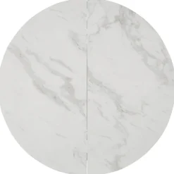 CASAVANTI Esstisch PLAZZA 120-170 x 76 cm weiß/Keramikoptik
