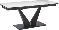 CASAVANTI Esstisch TOSKANA 180-220.260 x 90 cm beige/ schwarz