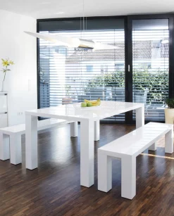 CASAVANTI Esstisch 140 x 90 cm weiß