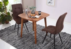 CASAVANTI Esstisch 80 x 80 x 78 cm braun