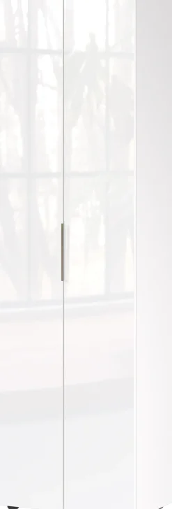 CASAVANTI Garderobenschrank GENOVA 59 x 197 cm weiß