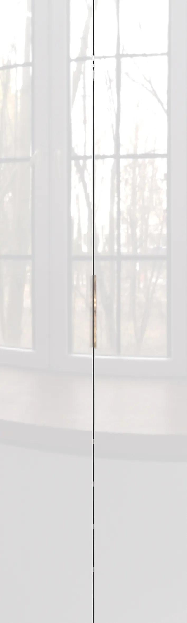 CASAVANTI Garderobenschrank GENOVA 59 x 197 cm weiß