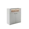 CASAVANTI Highboard LISSABON modern white 110 x 118 cm