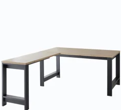 CASAVANTI Schreibtisch-Winkel JASMIN Graphit/ Artisan Eiche