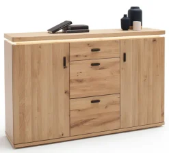 CASAVANTI Sideboard MADRID 150 x 95 cm Balkeneiche Bianco
