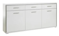 CASAVANTI Sideboard TRENTO 184 x 89 cm NB Hochglanz tiefzieh weiß