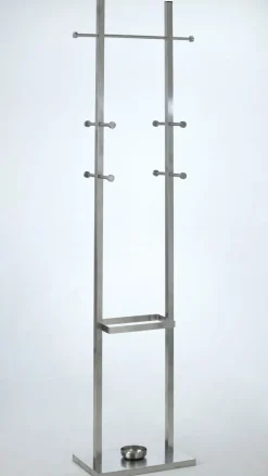 CASAVANTI Standgarderobe ANGELA silberfarbig