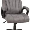 Chefsessel JOHN XXL 150 kg Schwarz/ Grau