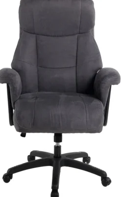 Chefsessel MAURO XXL 150 kg Schwarz/ Dunkelgrau