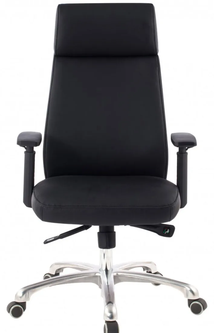 Chefsessel 68 x 118 cm schwarz silber