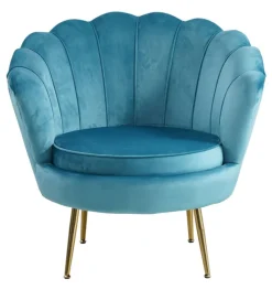 Cocktailsessel blau