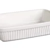 CreaTable Auflaufform CLASSIC Steinzeug weiß