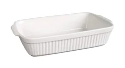 CreaTable Auflaufform CLASSIC Steinzeug weiß