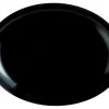 CreaTable Barbecueteller ITALIEN PARTY Glas schwarz