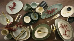 CreaTable Becher PIETRA 300 ml Keramik steingrau