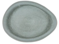 CreaTable Gourmetplatte PIETRA 31 x 24 cm Keramik graphitgrau