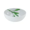 CreaTable Schale KRÄUTER SALBEI 20 cm Porzellan weiß