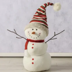Deko-Figur Weihnachten Schneemann NOELLY 103 cm