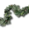 Deko Objekt Tannengirlande mit Zapfen CALM & COSY Kunststoff 182 x 18 x 20,1 cm Grün/Braun
