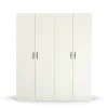 Drehtürenschrank CAMBRIDGE 2 180 x 210 x 54 cm Alpinweiß