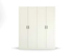 Drehtürenschrank CAMBRIDGE 2 180 x 210 x 54 cm Alpinweiß