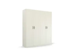 Drehtürenschrank CAMBRIDGE 2 180 x 210 x 54 cm Alpinweiß