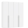 Drehtürenschrank TOPLINE IV 202,5 x 236 cm weiß