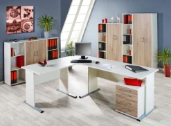 Eckplatte SERIE200 65 x 65 cm weiß