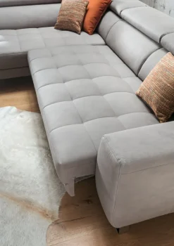 Ecksofa REEVE F 220 x 293 cm grey