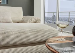 Ecksofa FERNANDO 274 x 160 cm beige