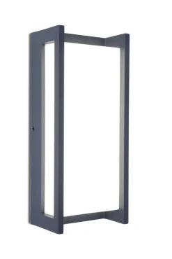ECO-LIGHT LED Außenleuchte QUBO Alu anthrazit