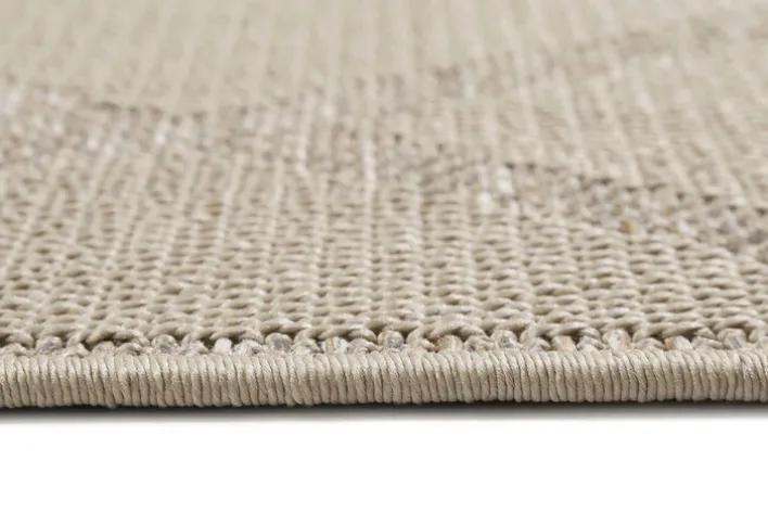 ESPRIT Outdoorteppich RHOMB 120 x 170 cm beige/grau