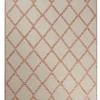 ESPRIT Outdoorteppich RHOMB 80 x 150 cm beige/rot